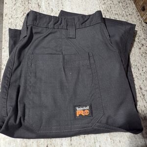 Timberland PRO Black Work Pants with Orange Logo